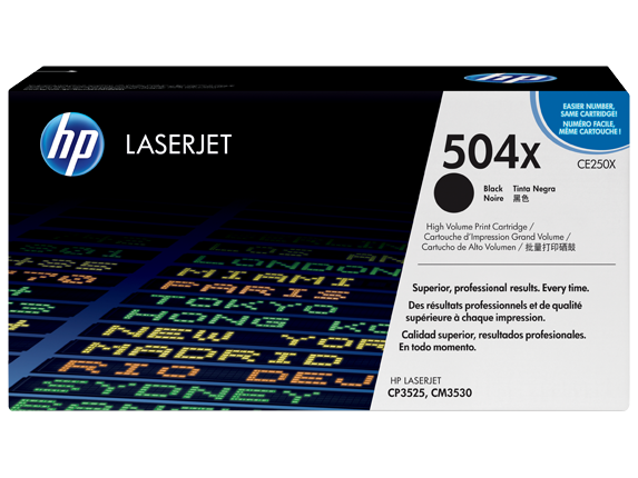Картридж CE250X №504X